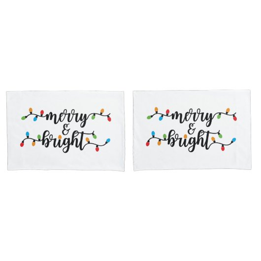 Merry & Bright Pillowcase Set Kussensloop (Voorkant-Set)