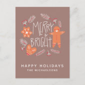 Merry & Bright | PRETTIGE FEESTDAGEN Briefkaart (Voorkant)