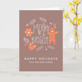 Merry & Bright | PRETTIGE FEESTDAGEN Kaart (Gele Bloem)