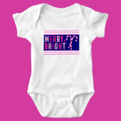Merry & Bright, prettige kerst Romper