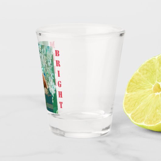 Merry & Bright Puppy Shot Glass Shot Glas (Rechts)
