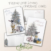 Merry & Bright Pygmy Goat Baby Pink Kaart