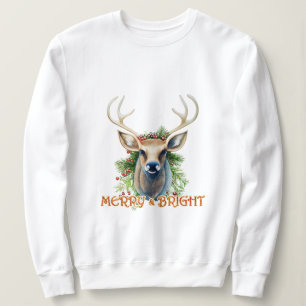 Merry & Bright Reindeer Trui
