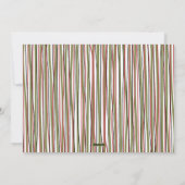 Merry Bright Retro 2-fotokerstaven voor kerstmis Feestdagenkaart (Achterkant)