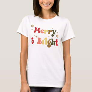 Merry & Bright Retro T-shirt