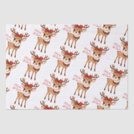 Merry&Bright Schattig Rendier Tissue Papier