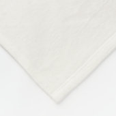 Merry & Bright script tekst rood en wit Kerstmis Fleece Deken (Hoek)