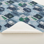 Merry & Bright Sherpa Deken (3/4)