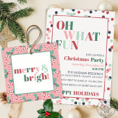 Merry & Bright Snoepriet Bedankjes Labels
