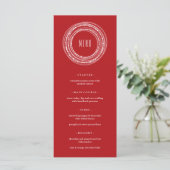 Merry & Bright Sparking Lights Chic Holiday Party Menu (Staand voorkant)