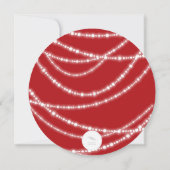 Merry & Bright Sparkles Chic Holiday Party nodigt  Kaart (Achterkant)