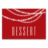 Merry & Bright Sparkles Holiday Table Kaart (Achterkant)