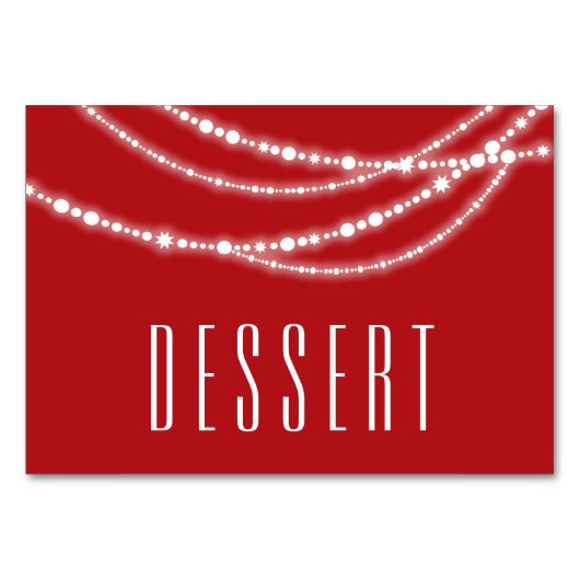 Merry & Bright Sparkles Holiday Table Kaart (Achterkant)