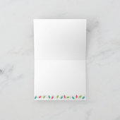 Merry + Bright String Lights Fotokaart Kaart (Binnen)