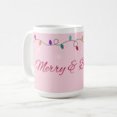 Merry & Bright | Stylish  Koffiemok (Voorkant links)