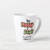 Merry & Bright T-shirt Latte Mok (Rechterhoek)