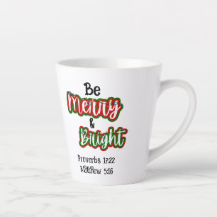Merry & Bright T-shirt Latte Mok