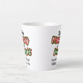 Merry & Bright T-shirt Latte Mok (Voorkant)