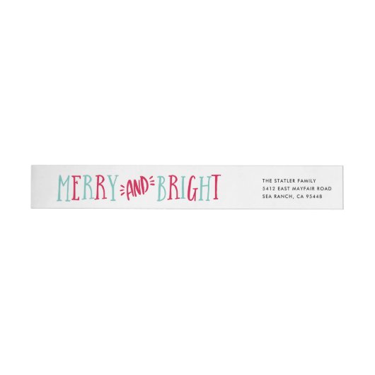 Merry & Bright | Terugkeeradres feestdag (Individueel)