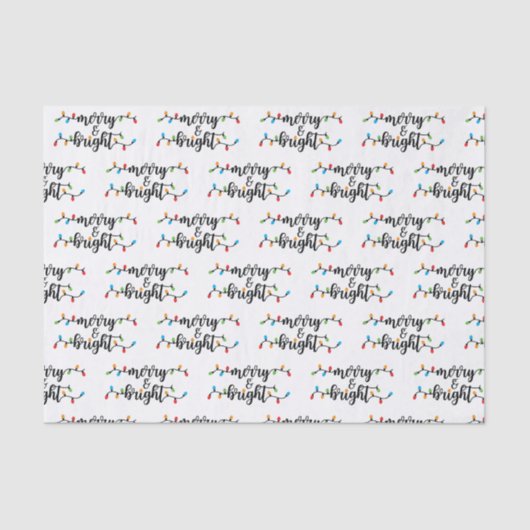 Merry & Bright Tissue Paper Tissuepapier (Voorkant)