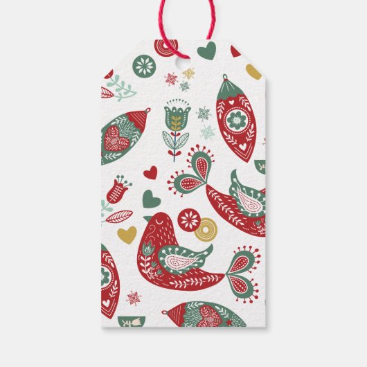 Merry & Bright TO/From Bird Gift Label Cadeaulabel (Achterkant)