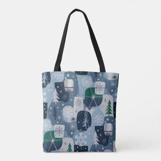 Merry & Bright Tote Bag (Achterkant)