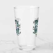 Merry & Bright Typografie Glas (Links)