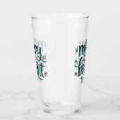 Merry & Bright Typografie Glas (Rechts)