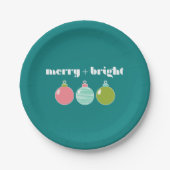 Merry + Bright Vakantiepapier Bord (Voorkant)