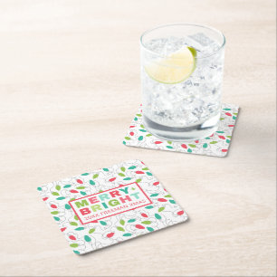 Merry + Bright Vakantiepapier Onderzetter