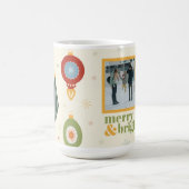 Merry & Bright Vintage Ornament Mok (Center)