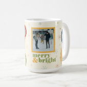 Merry & Bright Vintage Ornament Mok (Voorkant rechts)