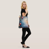 Merry & Bright Waterverf Canvas tas (Op model)