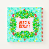 Merry & Bright Wreath Notitieboek (Achterkant)