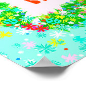 Merry & Bright Wreath Poster (Hoek)