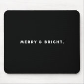 Merry Bright Xmas Funny Christmas Subtle Minimal H Muismat (Voorkant)