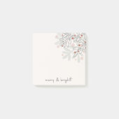 Merry & bright Xmas mistletoe Post-it® Notes (Voorkant)