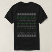Merry Brrrtmas A10 Warthog Ugly KerstSweater T-shirt (Design voorkant)