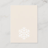 Merry & Bruid Breng Een Ornament Bruiloft Feest Informatiekaartje (Achterkant)