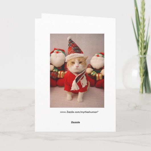 Merry Bubba Feestdagen Kaart (Achterkant)