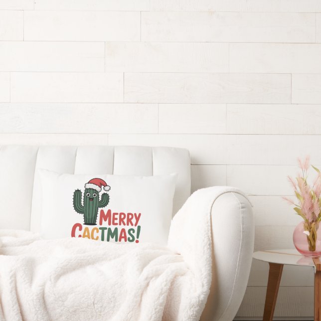 Merry Cactmas Kussen (Bank)