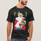 Merry Cagemas Santa Knee Nicolas Cage Kerstmis818 T-shirt (Voorkant)