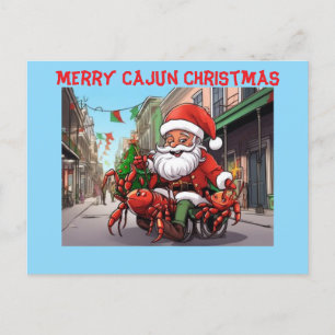 Merry Cajun Kerstmis Briefkaart
