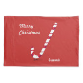 Merry Candy Cane | Proefcase Kussensloop (Achterkant)