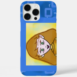 Merry Cartoon Blue Geometrische iPhone / iPad hoes
