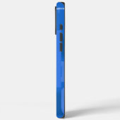 Merry Cartoon Blue Geometrische iPhone / iPad hoes (Achterkant / Links)