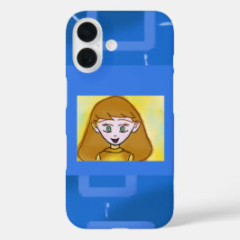 Merry Cartoon Blue Geometrische iPhone / iPad hoes