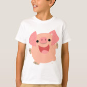 Merry Cartoon Pig children T shirt (Voorkant)