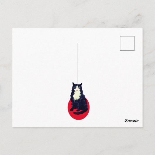 Merry Catmas Briefkaart (Achterkant)