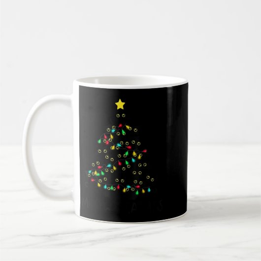 Merry Catmas Cat Christmas Tree Kids Girls Boys Me Koffiemok (Links)